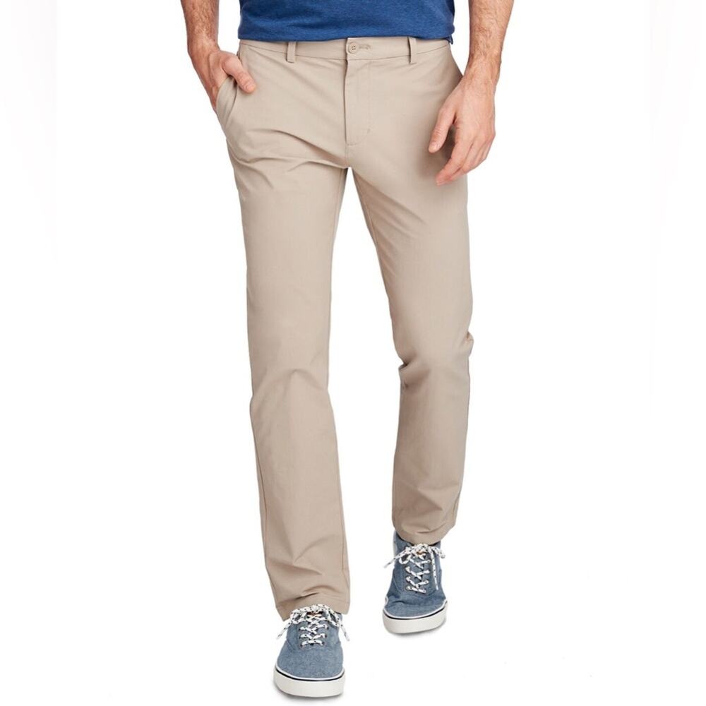 NWT Vineyard Vines Classic Fit Club Pant Khaki Chinos Beachnut Size 36 x 34